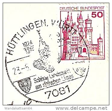 AK 13138 7081 HÜTTLINGEN-NIEDERALFINGEN Mit Marienburg 23. 5. 79 - 17 7081 HÜTTLINGEN, WÜRTT 1024-1974 950 Jahre Schöne - Aalen