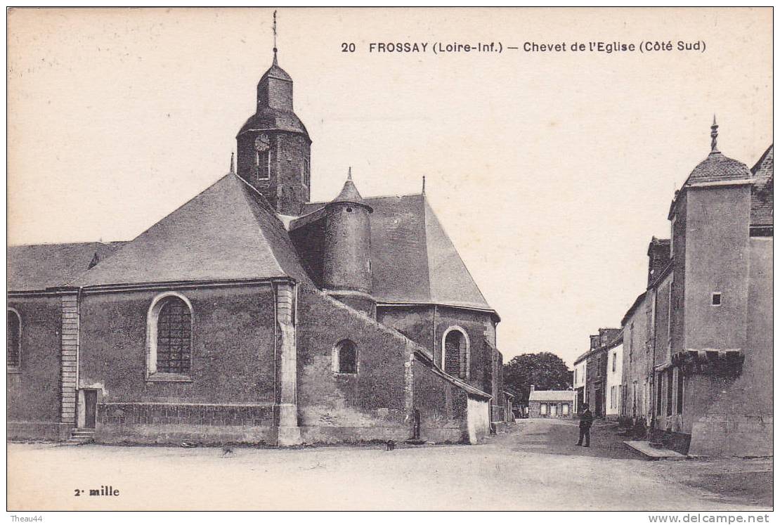 ¤¤  20 - FROSSAY - Chevet De L'église (côté Sud)   ¤¤ - Frossay