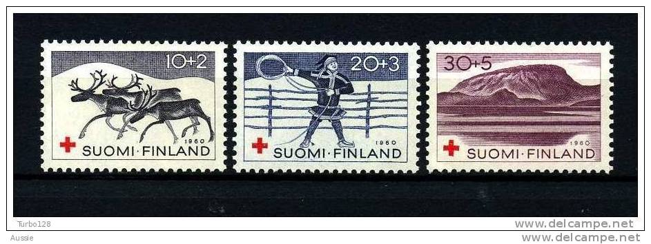 Finlande Suomi 1960 Yvertn° 504-06 *** MNH Cote 7,50 Euro Faune - Unused Stamps