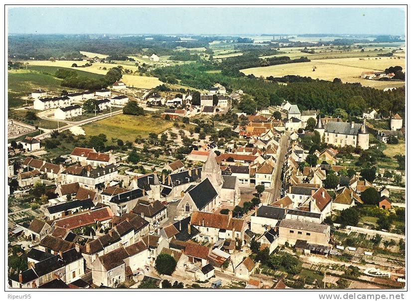 37 GENILLE - Vue Generale Aerienne - Genillé