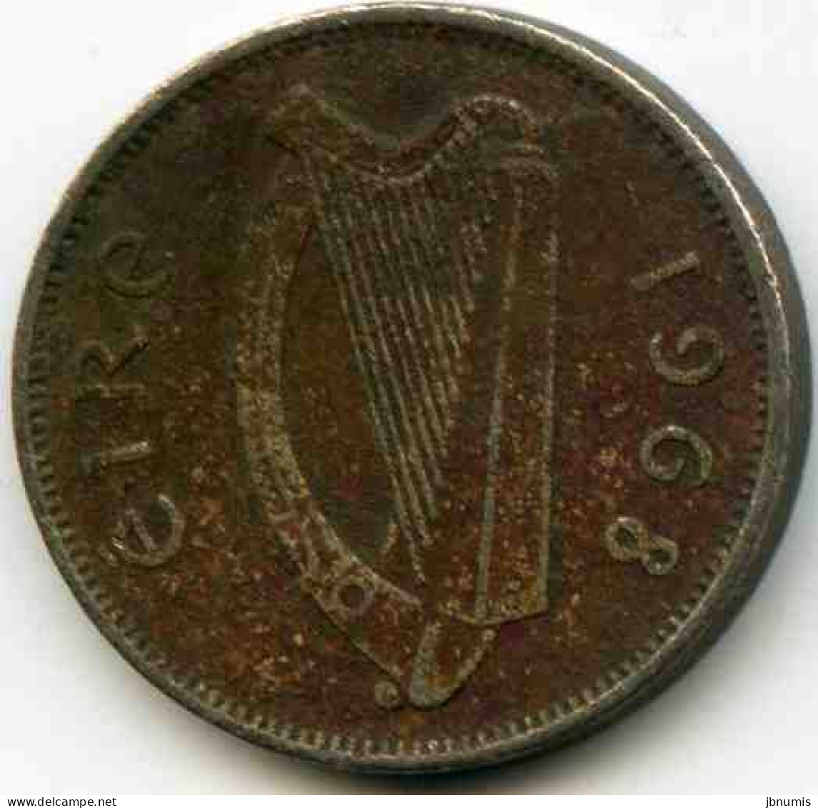 Irlande Ireland 6 Pence 1968 KM 13a - Ierland