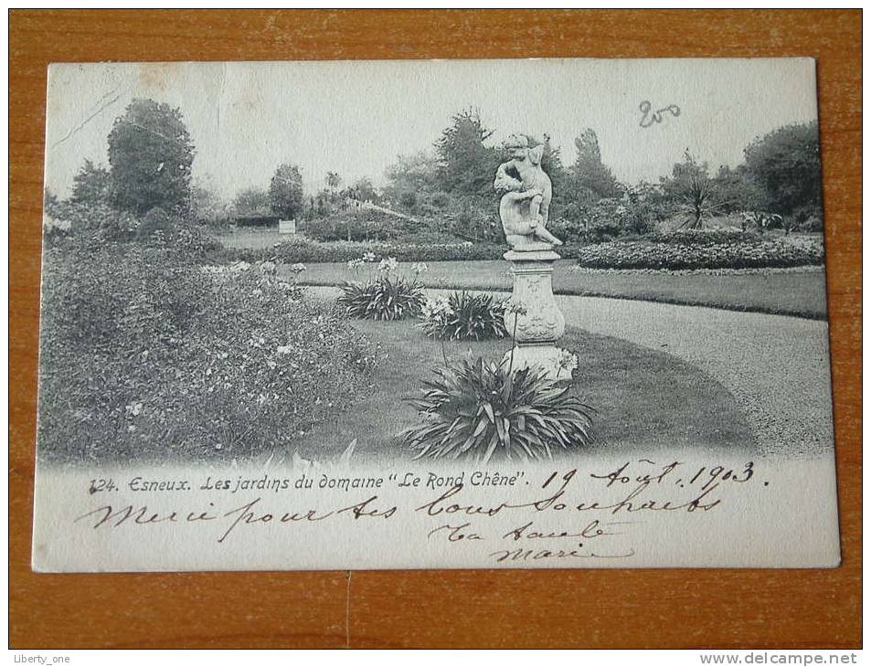 Les Jardins Du Domaine " Le Rond Chêne " - Esneux / Anno 1903 ( Zie Foto Voor Details ) !! - Esneux