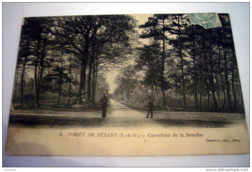 2-Forêt De Sénart Carrefour De La Souche (2 Personnages) - Sénart