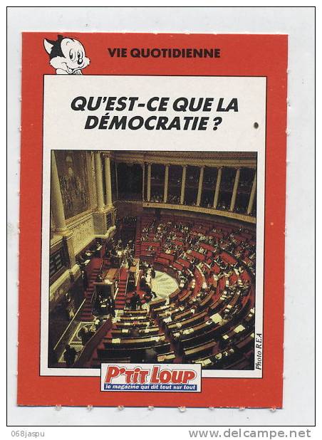 Fiche P'tit Loup Democratie Deputé - Histoire