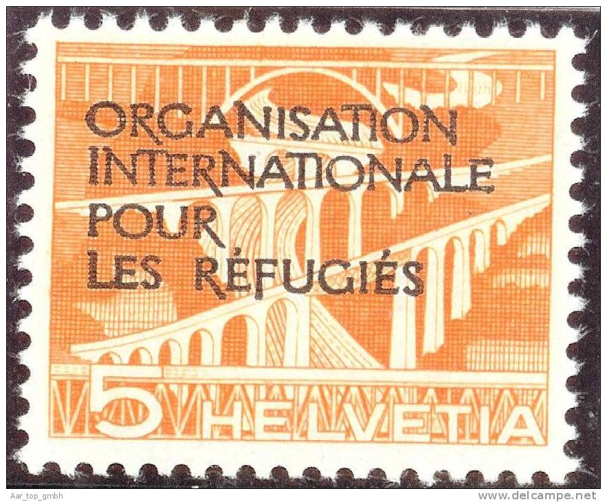 Schweiz OIR 1950 Zu#1 ** Postfrisch Orgianisation International Pour Les Rèfugiès - Dienstzegels