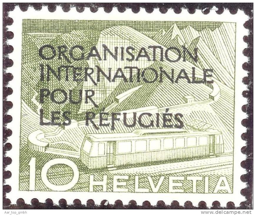 Schweiz OIR 1950 Zu#2 ** Postfrisch Orgianisation International Pour Les Rèfugiès - Dienstzegels