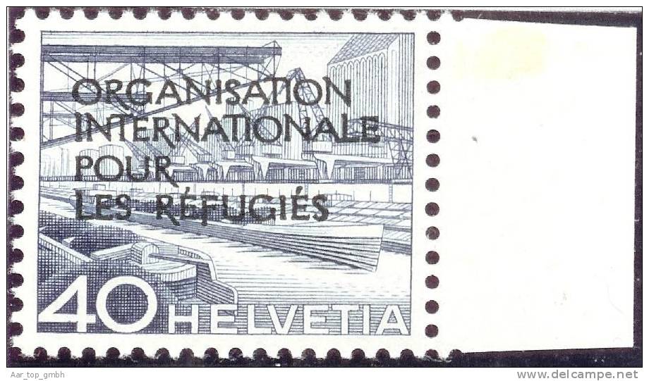 Schweiz OIR 1950 Zu#5 ** Postfrisch Orgianisation International Pour Les Rèfugiès - Service