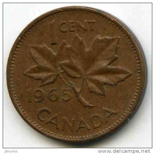 Canada 1 Cent 1965 KM 59.1 - Canada