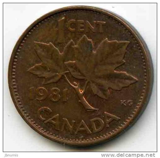 Canada 1 Cent 1981 KM 127 - Canada