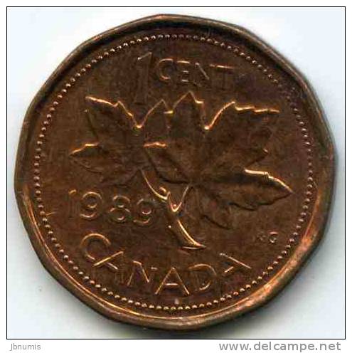 Canada 1 Cent 1989 KM 132 - Canada