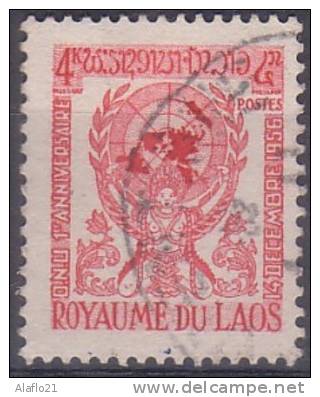 £9 - LAOS -  N° 35 - OBLITERE (3) - Laos