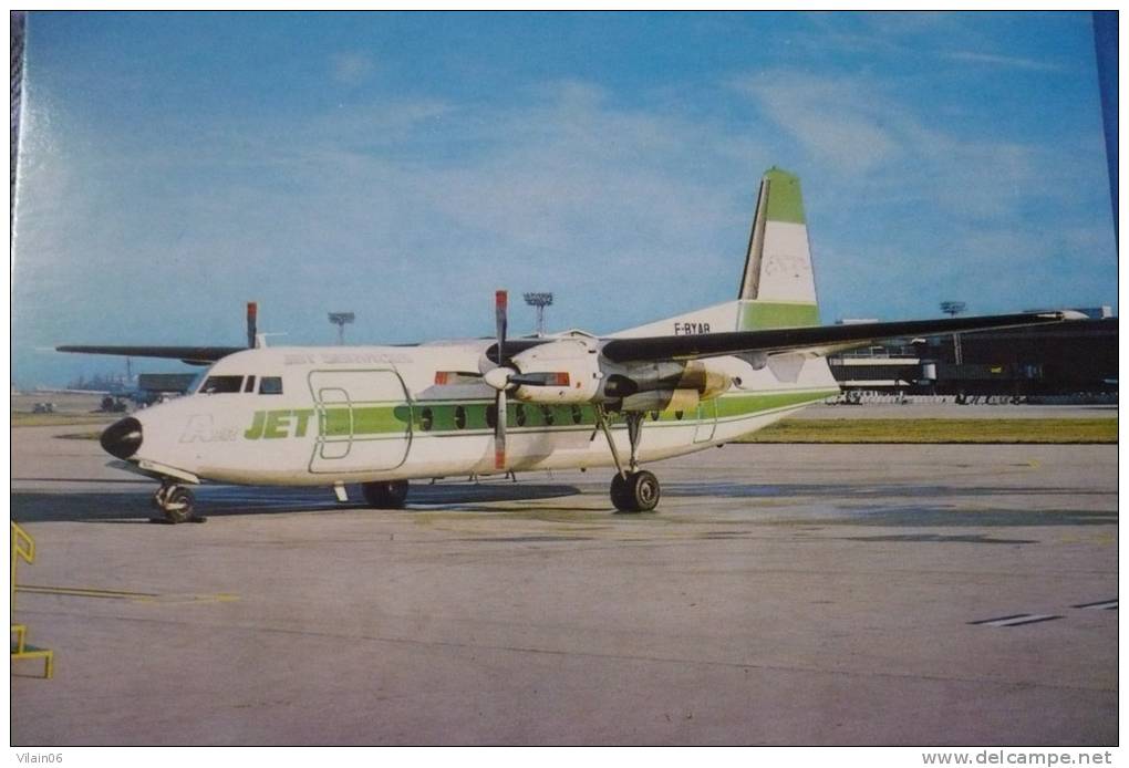 AIR JET  FOKKER 27   F BYAB - 1946-....: Moderne