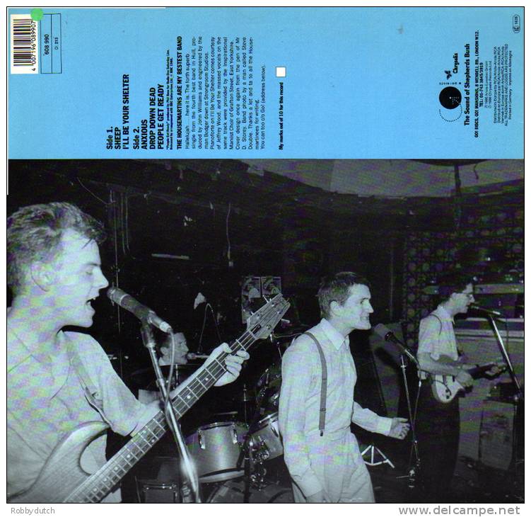 * 12" EP *  THE HOUSEMARTINS - SHEEP (Germany 1986) - 45 Toeren - Maxi-Single