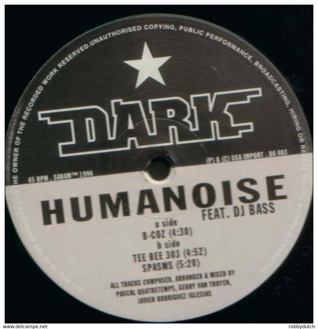 * 12" EP *  HUMANOISE Feat. DJ BASS - B-COZ - 45 T - Maxi-Single