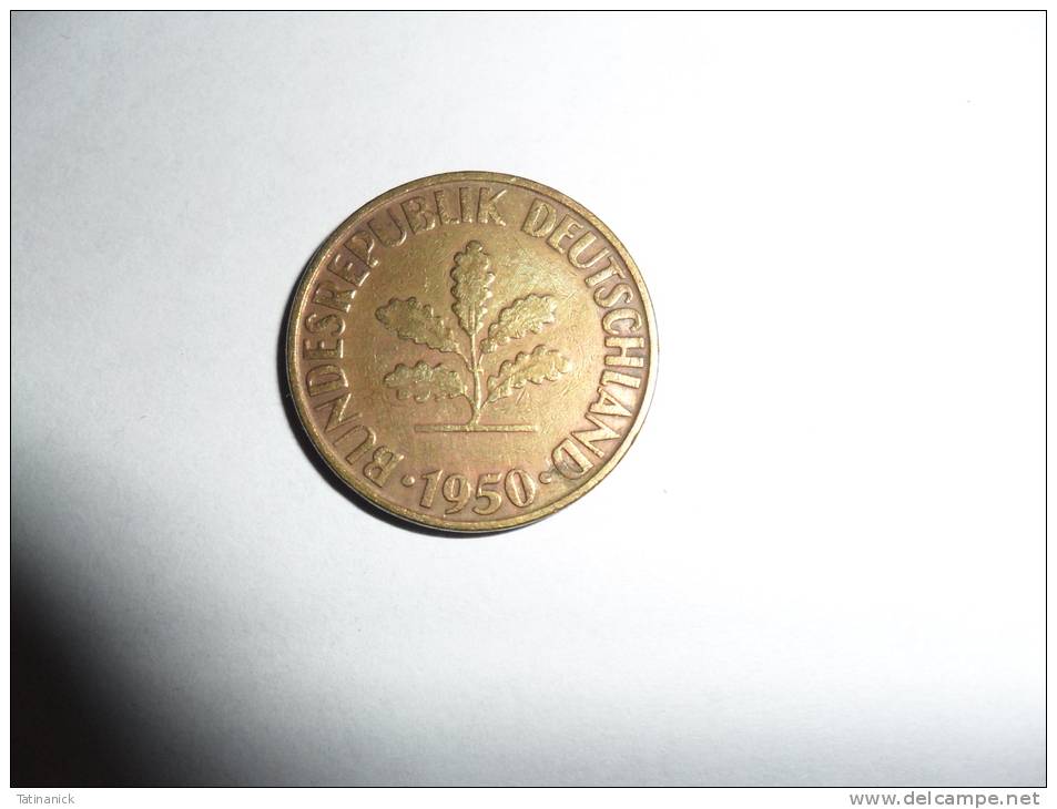 10 Pfennig 1950 G - 10 Pfennig