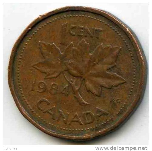 Canada 1 Cent 1984 KM 132 - Canada