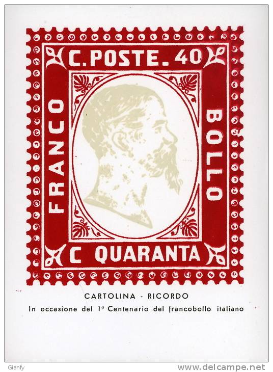 CENTENARIO FRANCOBOLLO ITALIANO 1962 - Bourses & Salons De Collections