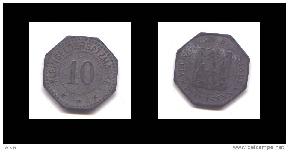 10 KLEINGELDERSATZMARK- VERIWATTUNG DFR STADT - 1917 - Monetary/Of Necessity