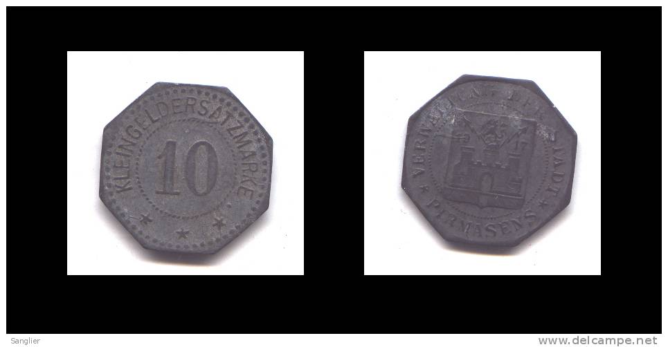 10 KLEINGELDERSATZMARK- VERIWATTUNG DFR STADT - 1917 - Notgeld