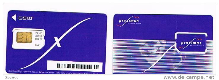 BELGIO (BELGIUM) - BELGACOM MOBILE (GSM)  -  SIM CARD PROXIMUS  - MINT - RIF. 5088 - [2] Prepaid & Refill Cards