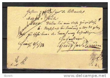 Germany / Bavaria 1879 Postal Stationary Card Used - Postal  Stationery