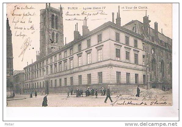 PARIS Ve - Lycée Henri IV Et Tour De Clovis - Arrondissement: 05