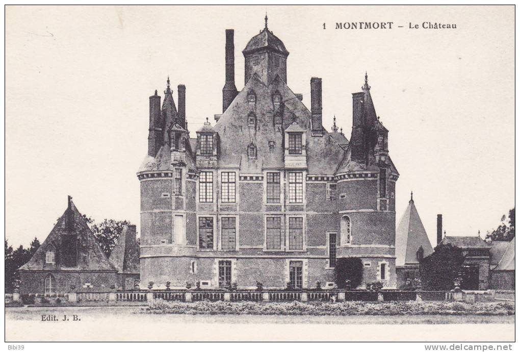 MONTMORT.  _  Le Chateau. Tombeau De La Famille à Proximité. - Montmort Lucy