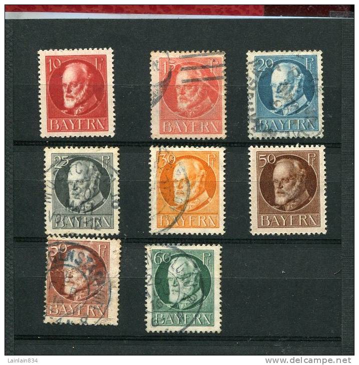 - Bayern, Baviére, Petit classeur Thiaude, 73 timbres anciens, des surcharges, petit Prix, belle côte, scans et détails.