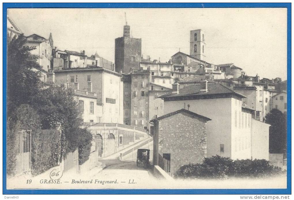 CPA - ALPES MARITIMES -  GRASSE - BOULEVARD FRAGONARD - Petit Attelage - LL / 19 - Grasse