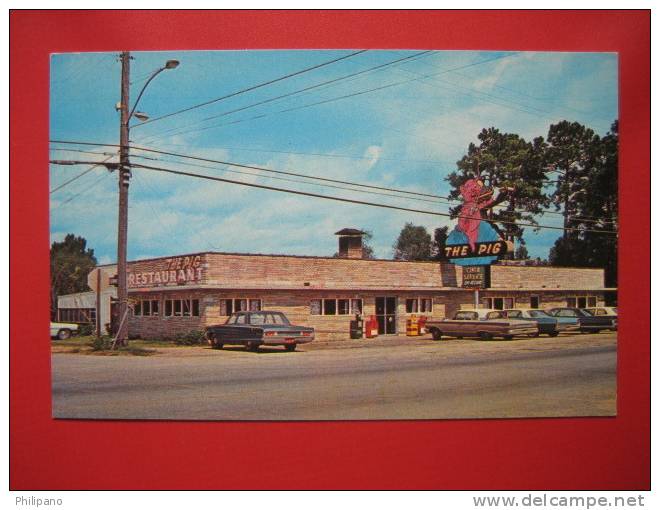 Georgia > Jessup  Pig Restaurant Early Chrome       ==-  ==  == Ref 254 - Other & Unclassified