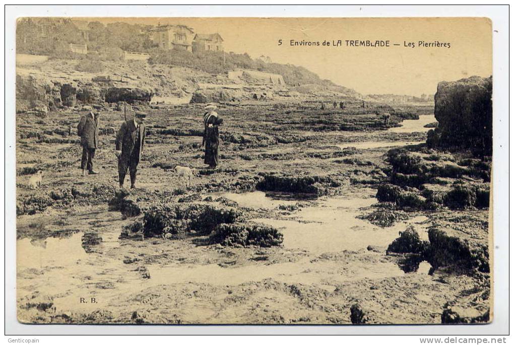 Q31 - Environs De La Tremblade - LES PIERRIERES (jolie Carte Animée) - 1914 - OBLITERATION  MILITAIRE - Otros & Sin Clasificación