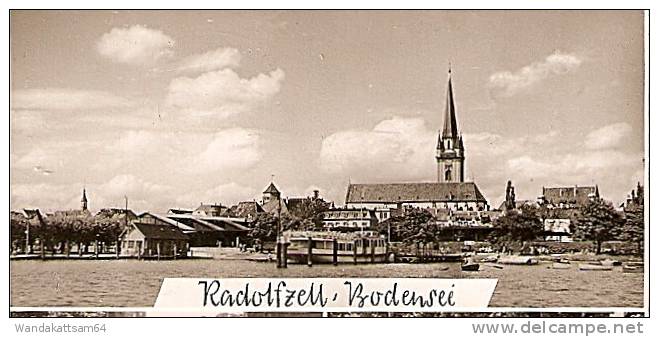 AK Radolfzell/Bodensee Mehrbild 9 Bilder 11. 1.61.--9 (11b) RADOLFZELL  (BODENSEE) a nach Essen mit 1 x 10 PF DEUTSCHE
