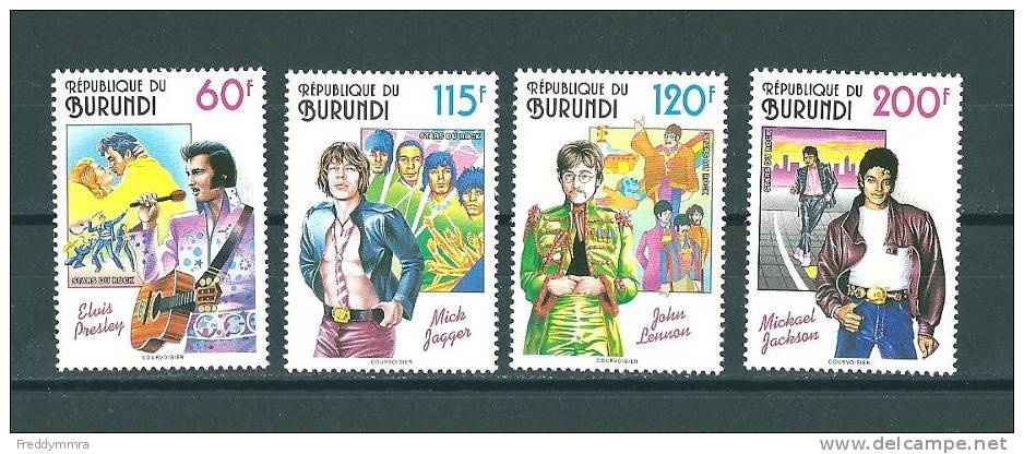 Burundi:1045/ 1048 **  Chanteurs - Chanteurs