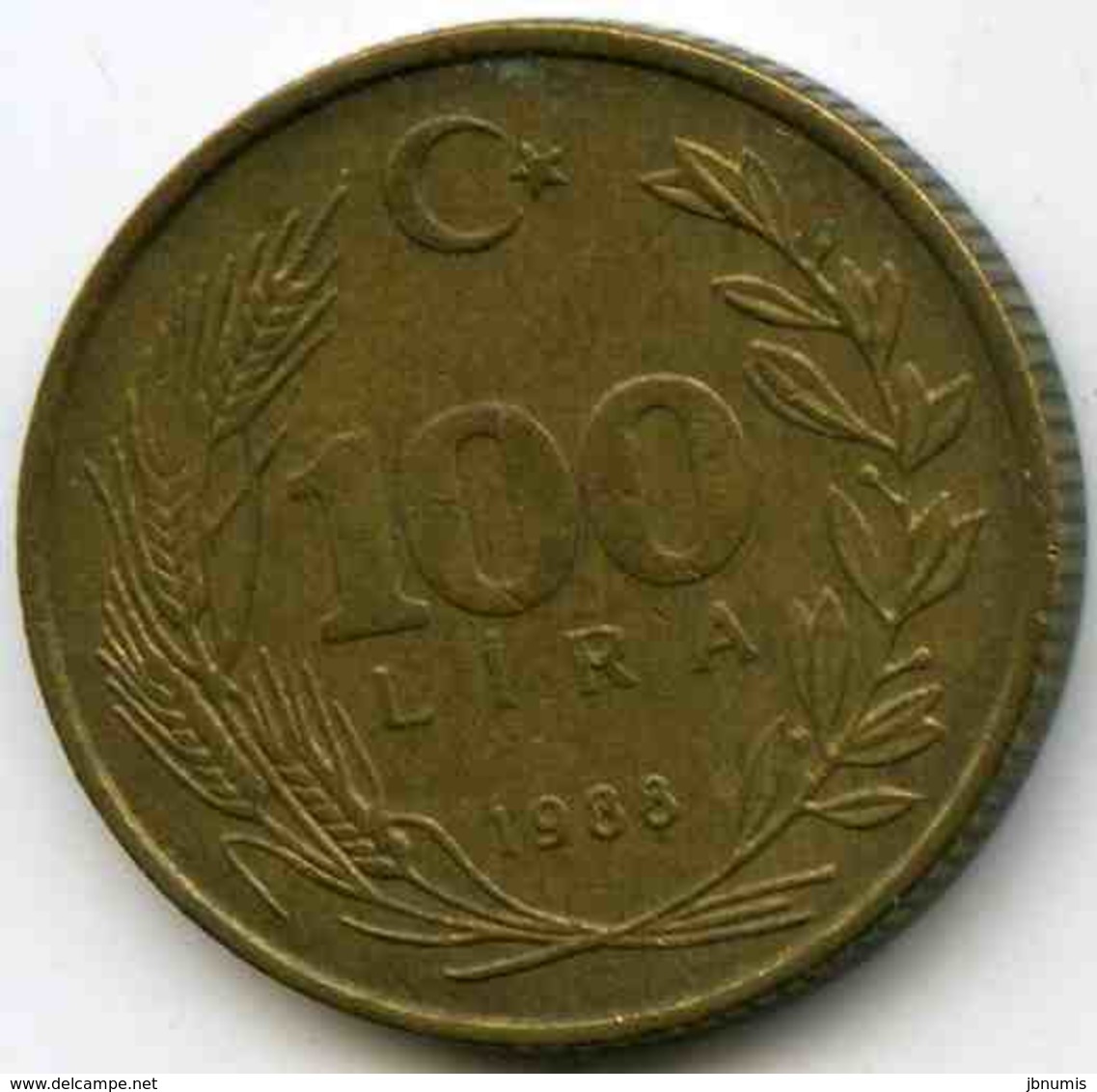 Turquie Turkey 100 Lira 1988 KM 988 - Turkije