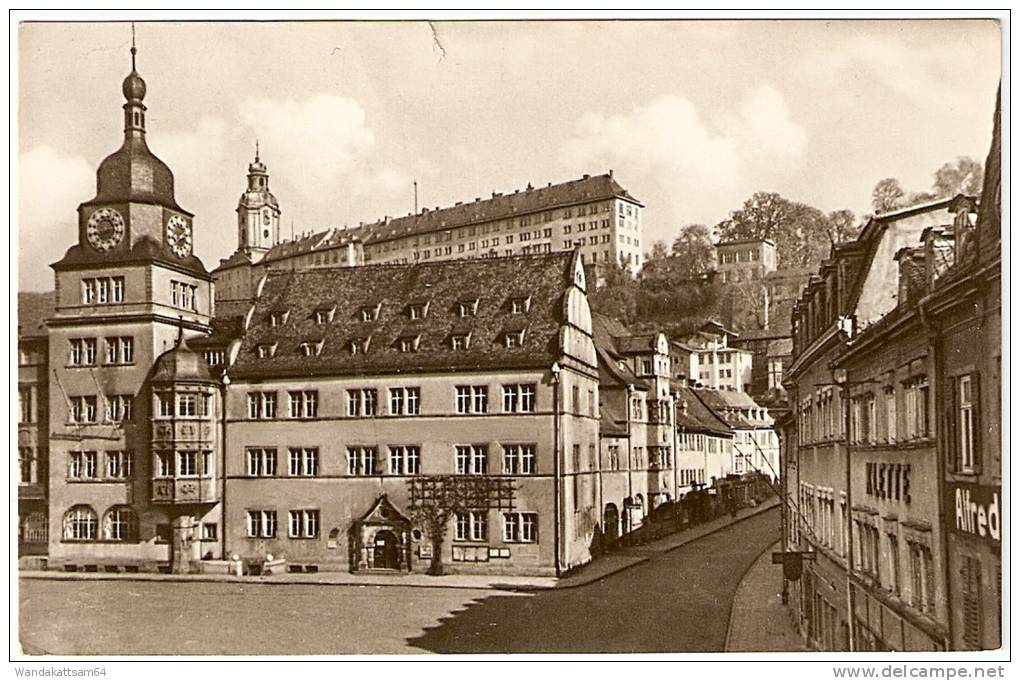 AK101548 Rudolstadt (Thür.) Rathaus Und Schloß Heidecksburg -5. 9. 66-18 682 RUDOLSTADT FREILICHTBÜHNE Nach Bärenstein - Rudolstadt