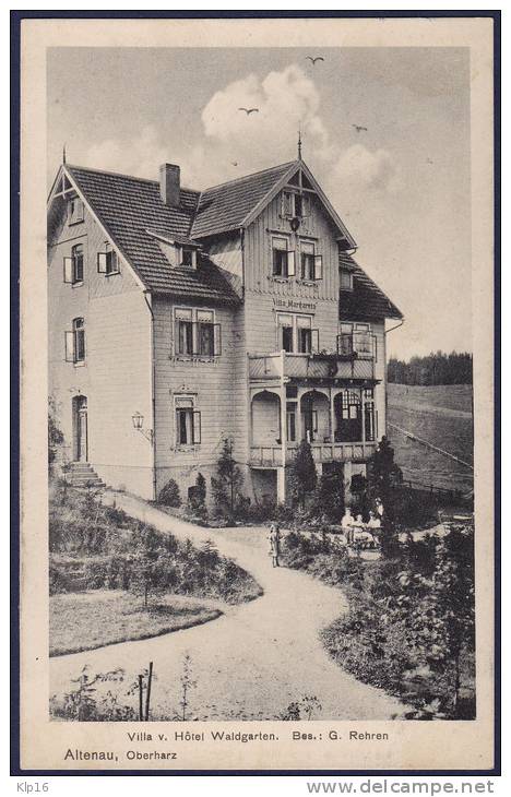 GERMANY,ALTENAU, WALDGARTEN,OLD PC - Altenau