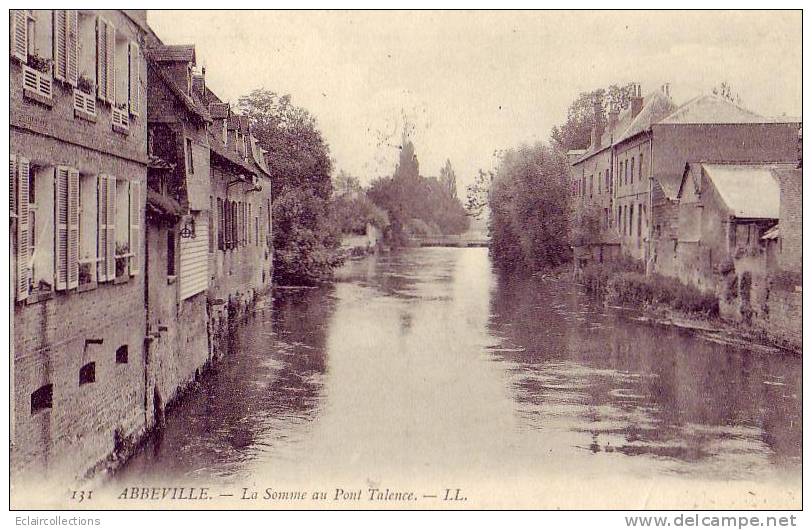 Abbeville....La Somme Au Pont Talence - Abbeville