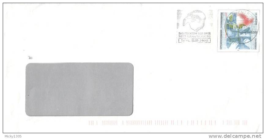 Germany - Umschlag Echt Gelaufen / Cover Used (g069) - Enveloppes - Oblitérées