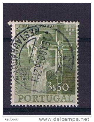 RB 756 - Portugal 1954 3$30 Fine Used Stamp - Anniversary Of Sao Paulo - Oblitérés