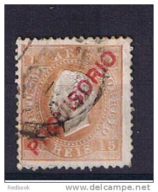 RB 756 - Portugal 1892 15r Opt Provisorio Used Stamp - Used Stamps