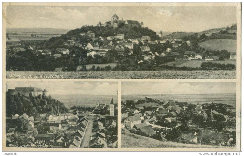 Germany, Worth A D. Vom Hochberg – Blick Vom Herrenberg, Early 1900s Unused Postcard [P5505] - Böblingen