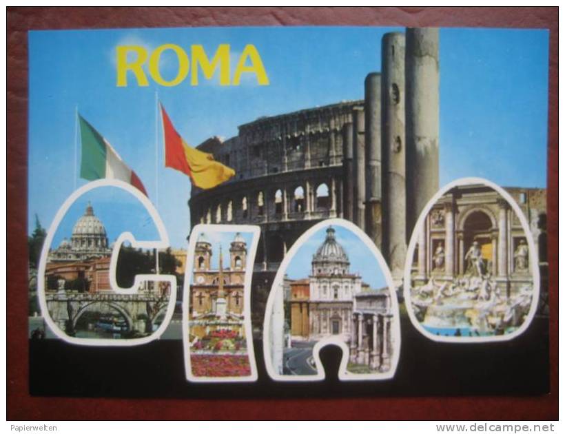 Roma - Mehrbildkarte "Ciao Roma" - Mehransichten, Panoramakarten