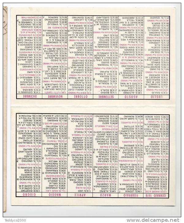 FOSSANO CALENDARIO 1977 DIOCESI DI FOSSANO GIOVANNI DADONE VESCOVO - Tamaño Pequeño : 1971-80