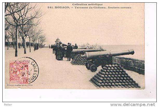 MONACO - Terrasse Du Château - Anciens Canons - Autres & Non Classés