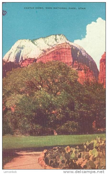 USA – United States – Castle Dome, Zion National Park, Utah, Unused Postcard [P5542] - Zion