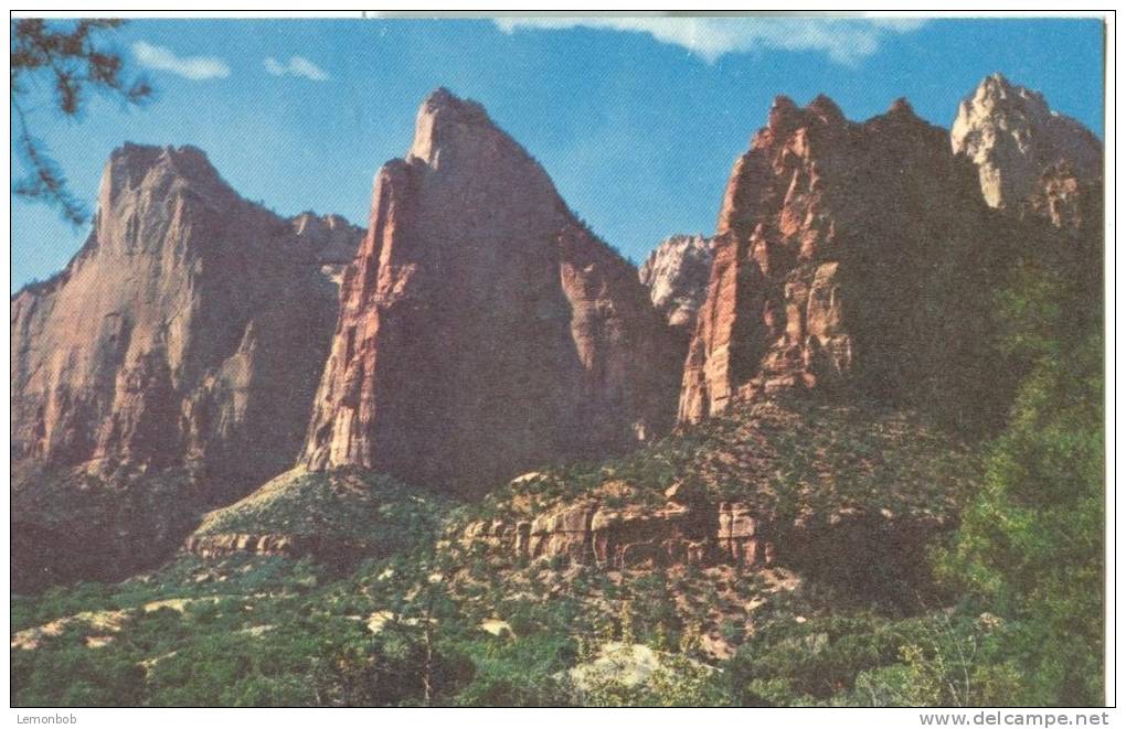 USA – United States – Court Of The Patriarchs, Zion National Park, Utah, Unused Postcard [P5543] - Zion