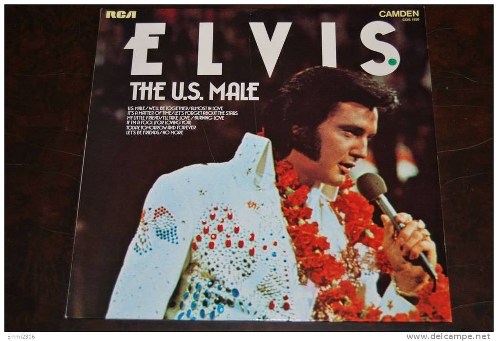 Elvis Presley LP The U.S. Male -Camden  CDS 1150  - 1970 Printed In England (25) - Rock