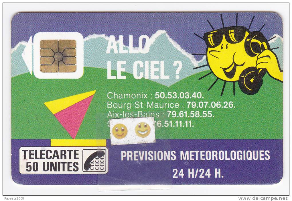 F25 / 1988 - Allo Le Ciel - 50 U - SO2 -  TTB+ - 1988