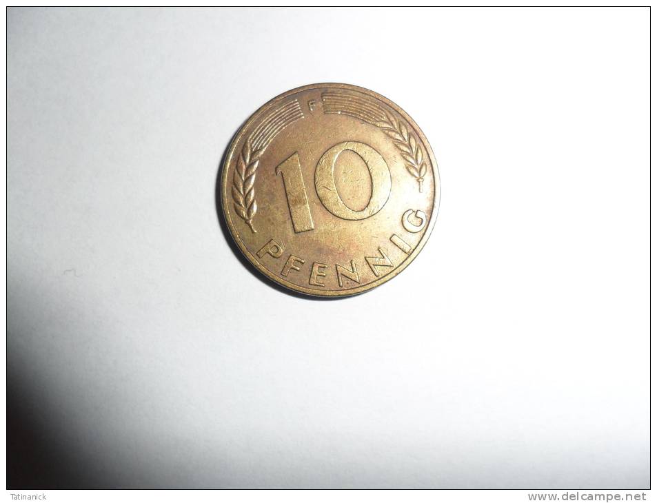 10 Pfennig 1971 F - 10 Pfennig