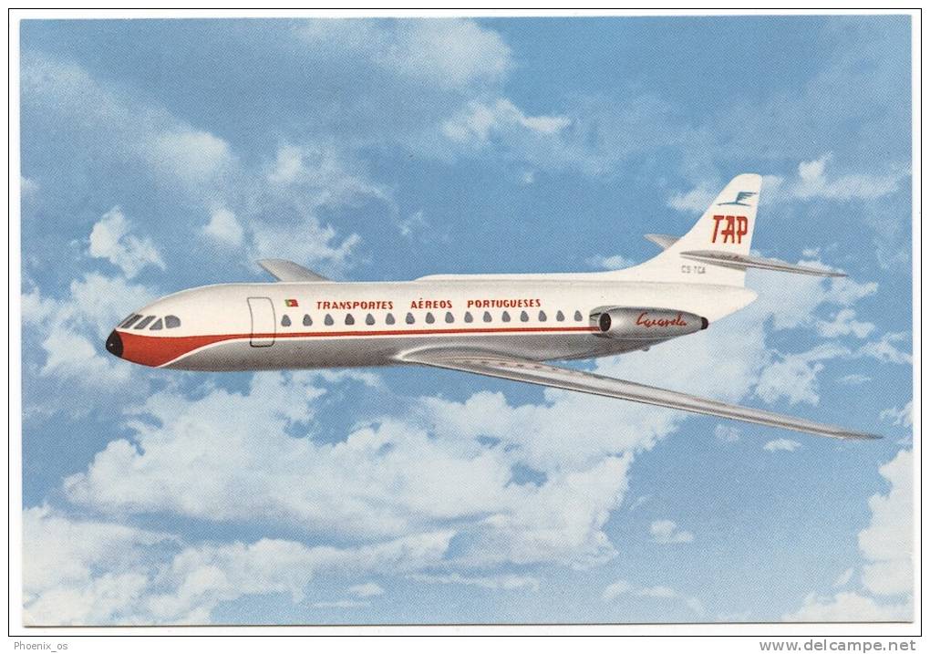 PORTUGUESE AIRWAYS - Caravela, Aircraft - 1946-....: Moderne